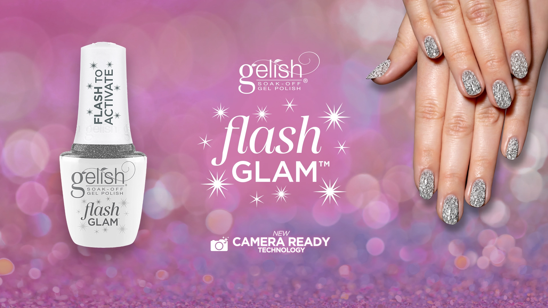 Gelish Flash Glam Glitter Gels