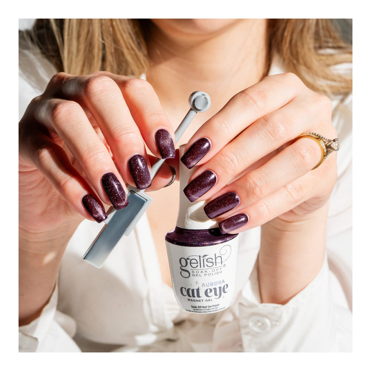 Gelish Aurora Cat Eye Landing On Mars Magnet Gel, 15 mL