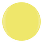 Gelish Essential Yellow Art Form CR&Egrave;ME swatch