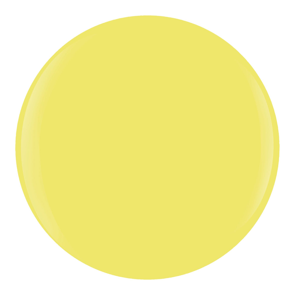 Gelish Essential Yellow Art Form CR&Egrave;ME swatch