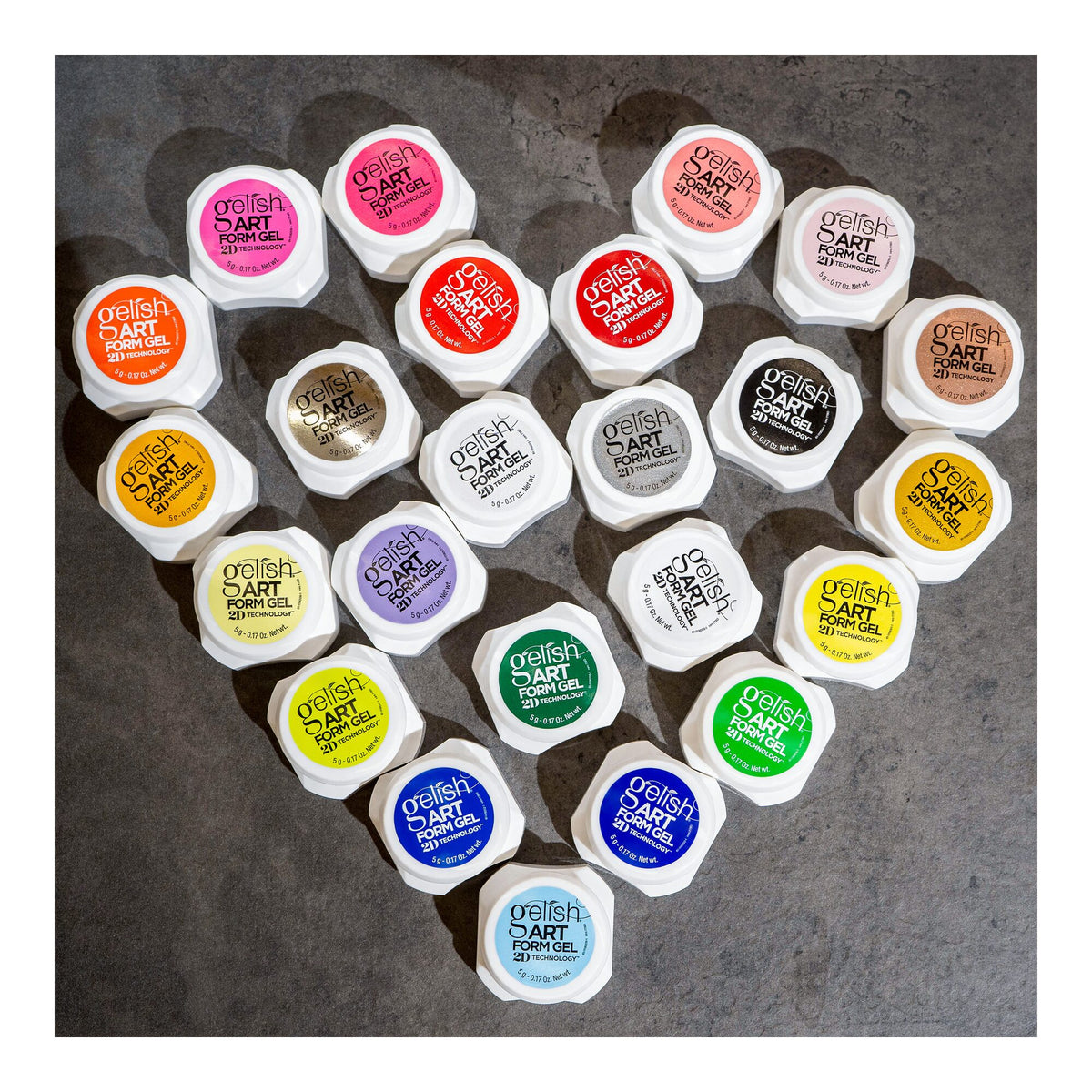 Gelish Essential Yellow Art Form CR&Egrave;ME