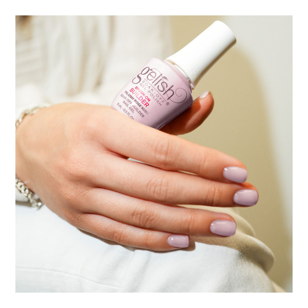 Gelish Brush-On Builder Blush Rose Nude, 0.5 fl. oz