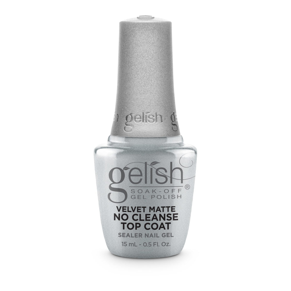 Gelish Velvet No Cleanse Matte Top Coat, 15mL