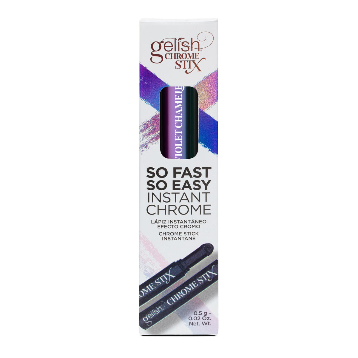 Gelish Chrome Stix Violet Chameleon, 0.17 oz. swatch