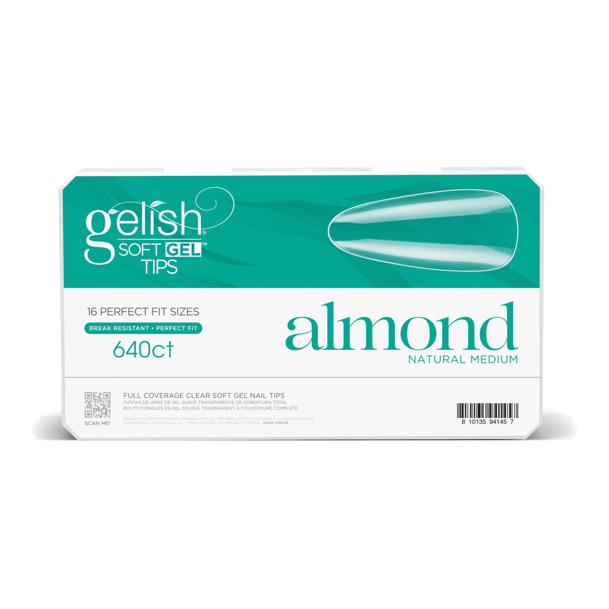 Soft Gel&trade; Tips - Medium Almond 640CT
