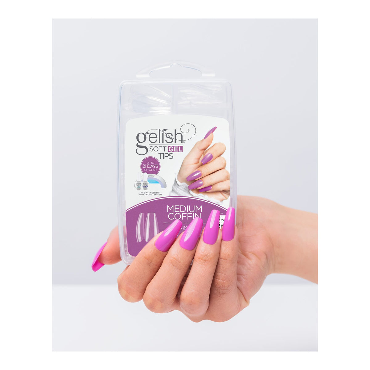 Soft Gel&trade; TIPS - MEDIUM COFFIN 110CT