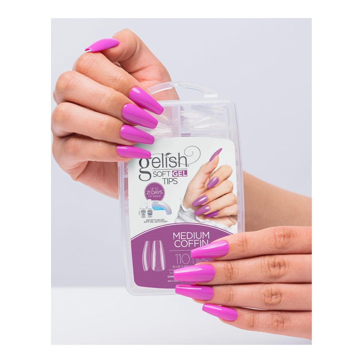 Soft Gel&trade; TIPS - MEDIUM COFFIN 110CT