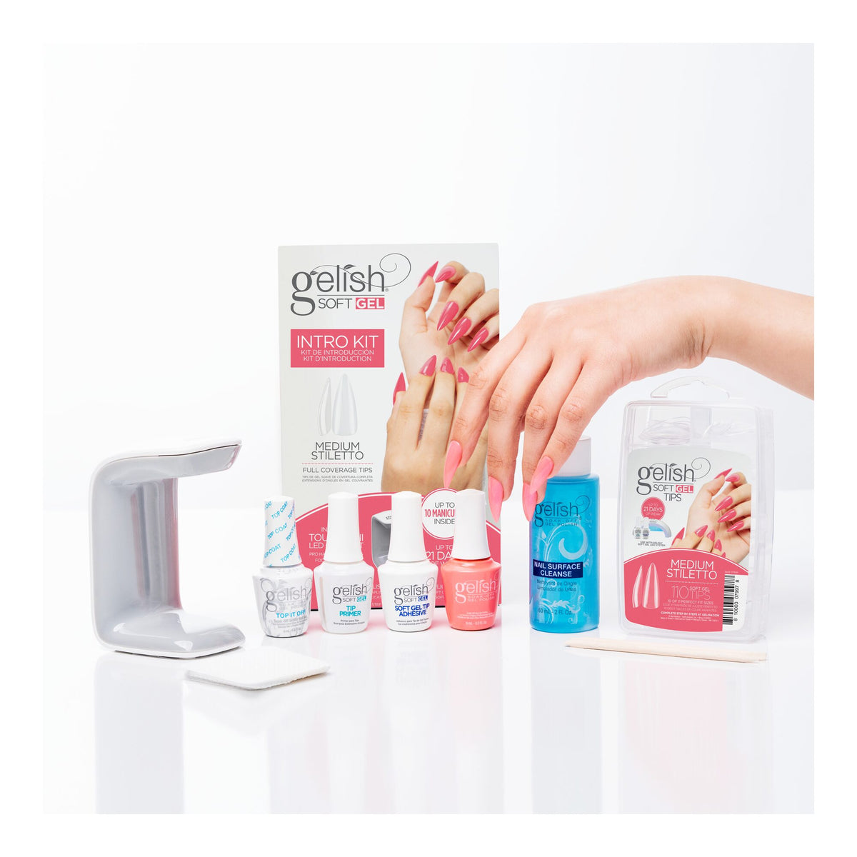 Gelish Soft Gel&trade; Medium Stiletto Kit