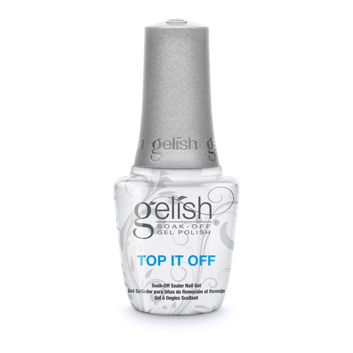 Gelish Top It Off Sealer Gel Top Coat LED Gel Polish, 0.5 fl oz.