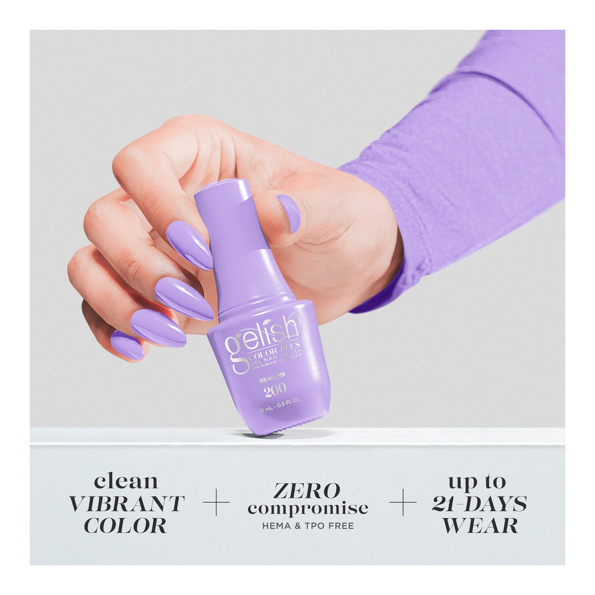 Hand holding bottle