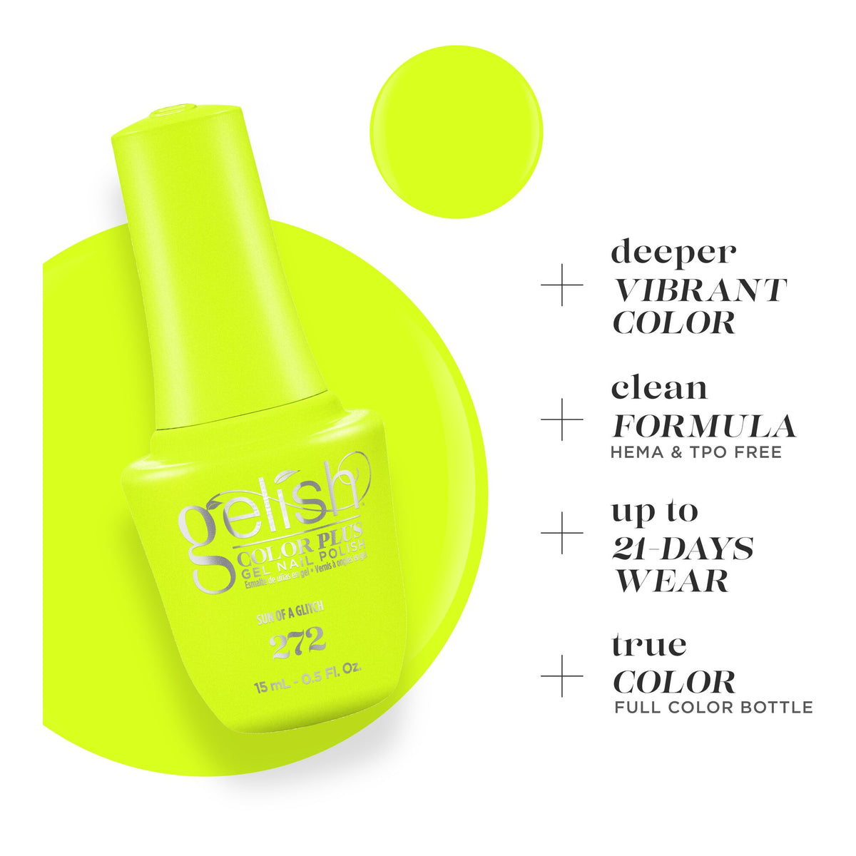 Deeper Vibrant Color, clean formula, up to 21 days wear, true color