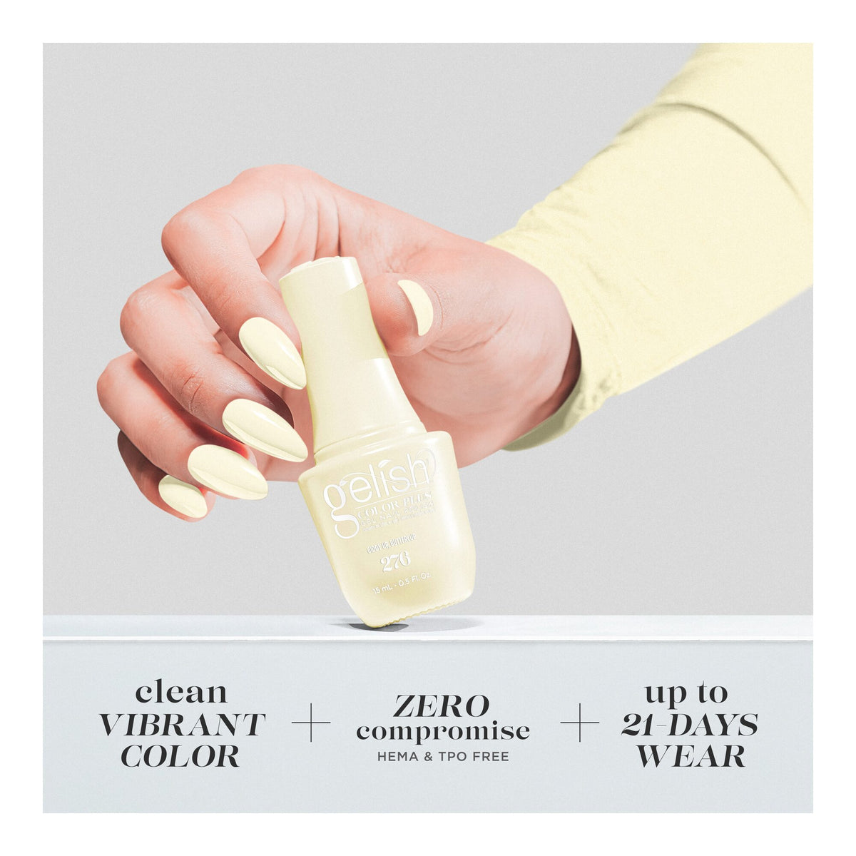 Hand holding bottle
