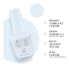 Deeper Vibrant Color, clean formula, up to 21 days wear, true color