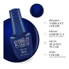 Deeper Vibrant Color, clean formula, up to 21 days wear, true color