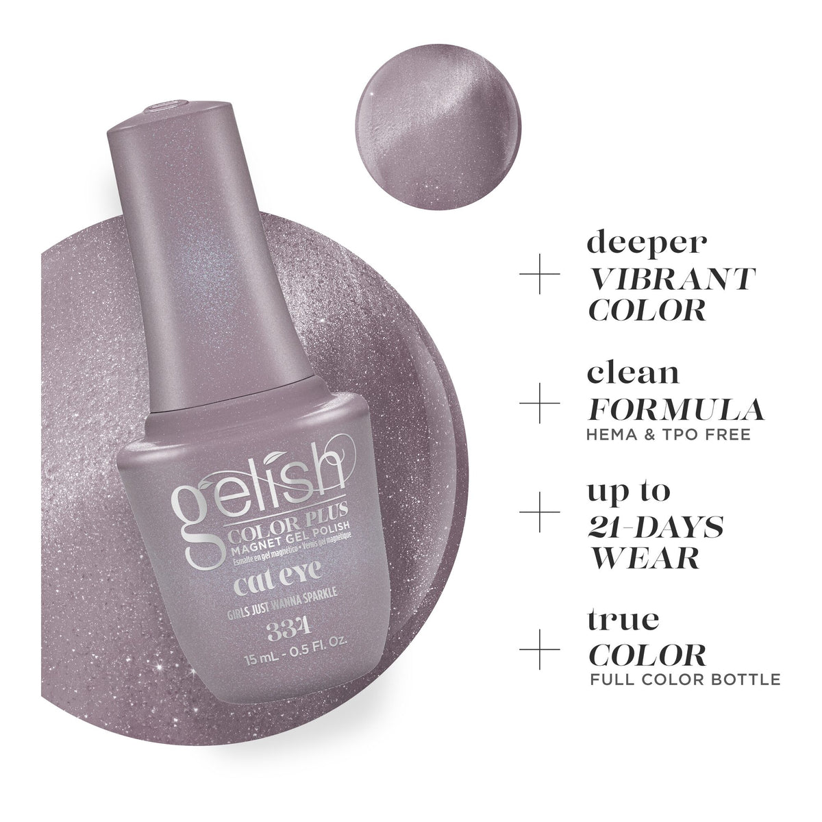 Deeper Vibrant Color, clean formula, up to 21 days wear, true color