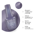 Deeper Vibrant Color, clean formula, up to 21 days wear, true color