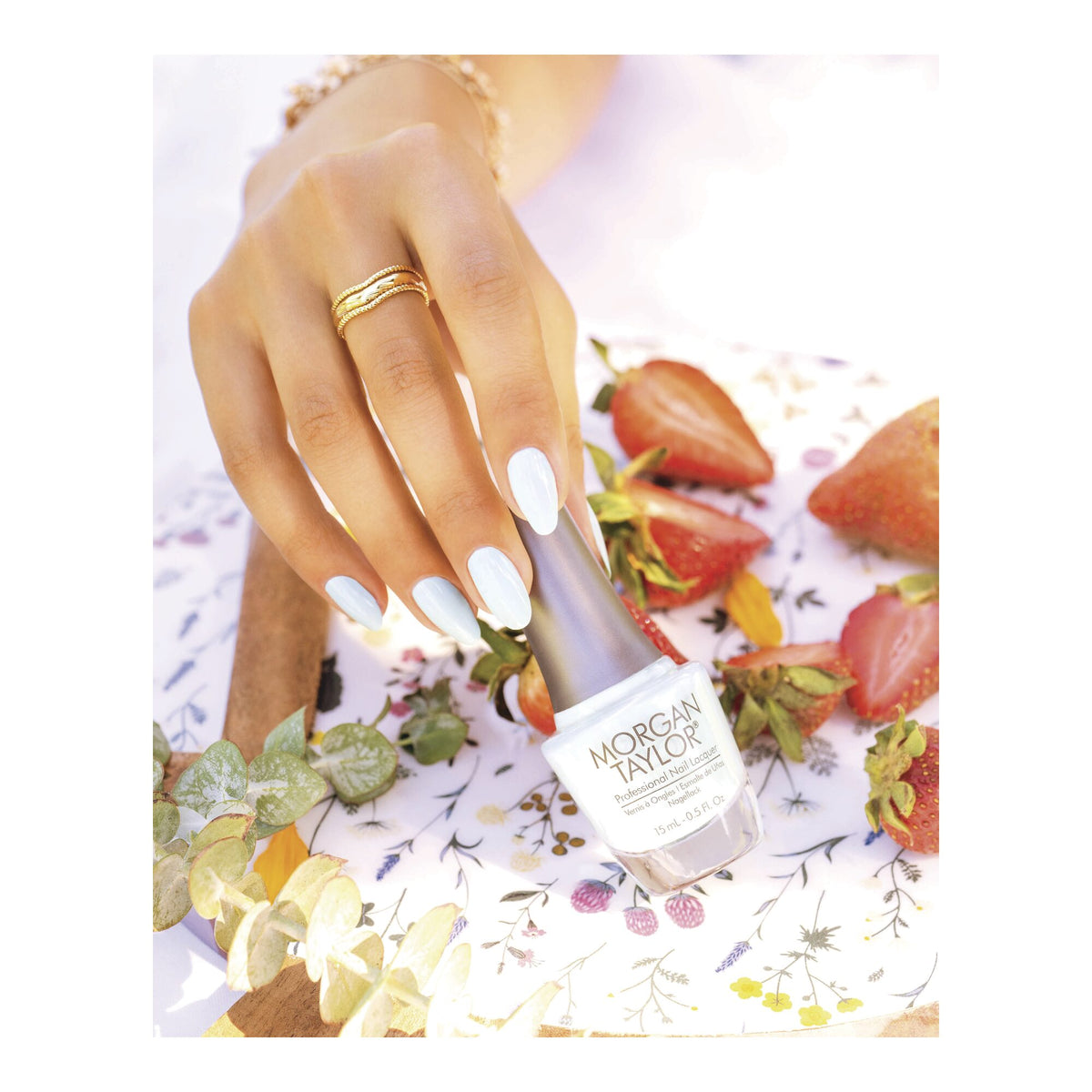 Morgan Taylor Not So Prince Charming Nail Lacquer, 0.5 oz. BLUE CR&Egrave;ME