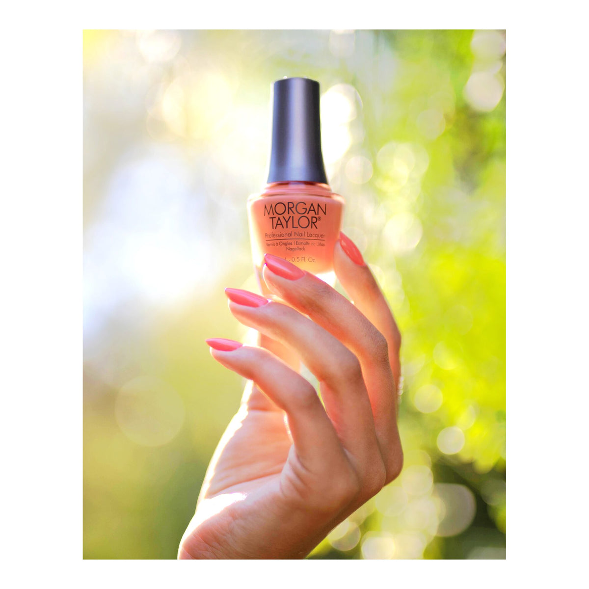 Morgan Taylor Sweet Morning Dew Nail Lacquer, 0.5 oz. LIGHT CORAL CR&Egrave;ME