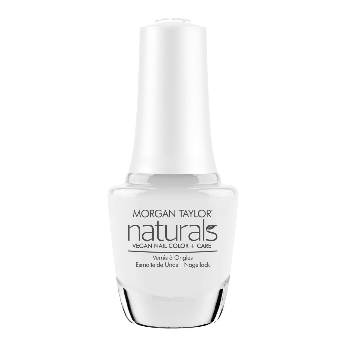 Morgan Taylor Naturals The First Snow Fall Vegan Nail Color, 15mL