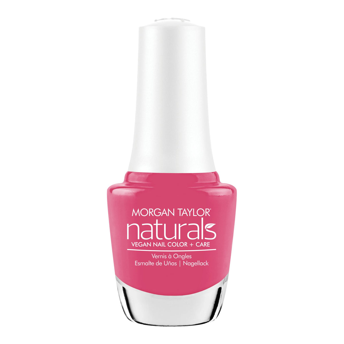 Morgan Taylor Naturals Blushing In Pink Vegan Nail Color, 15mL