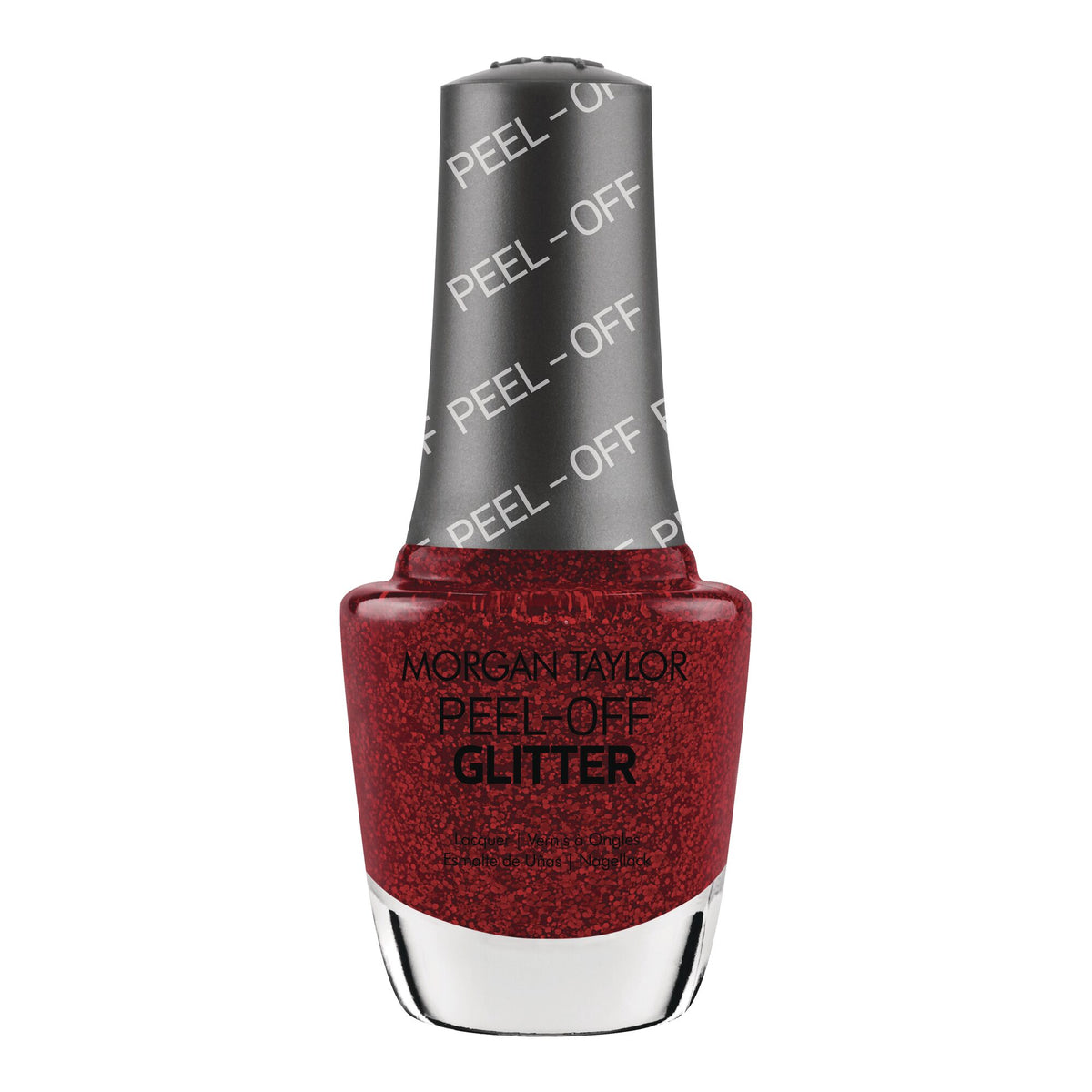 Morgan Taylor Rare As Rubies Peel-Off Glitter, 15mL