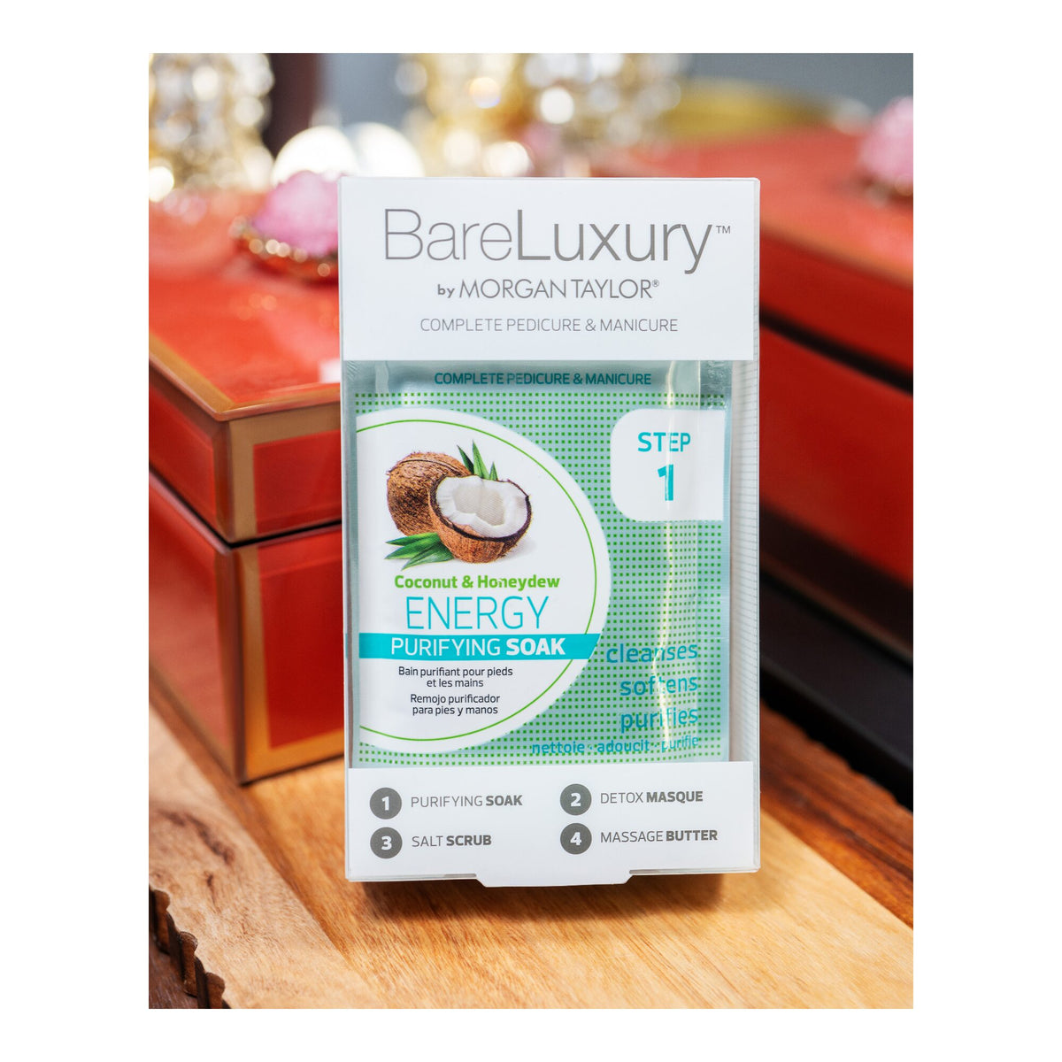 Morgan Taylor BareLuxury Energy Coconut & Honeydew 4PK
