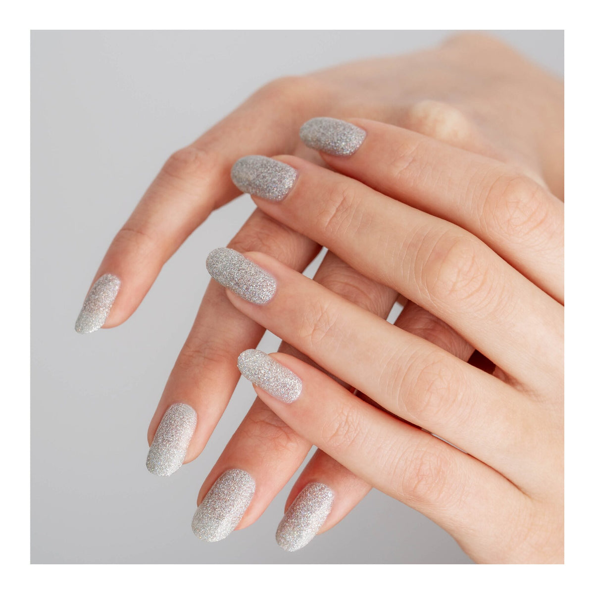 Morgan Taylor Fame Game Nail Lacquer, 0.5 oz. SILVER HOLOGRAPHIC GLITTER