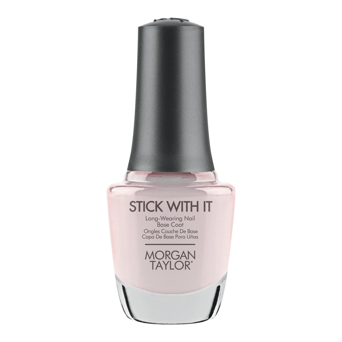 Morgan Taylor Stick With It Long Wear Base Coat, 0.5 oz. LONG-WEARING NAIL BASE COAT