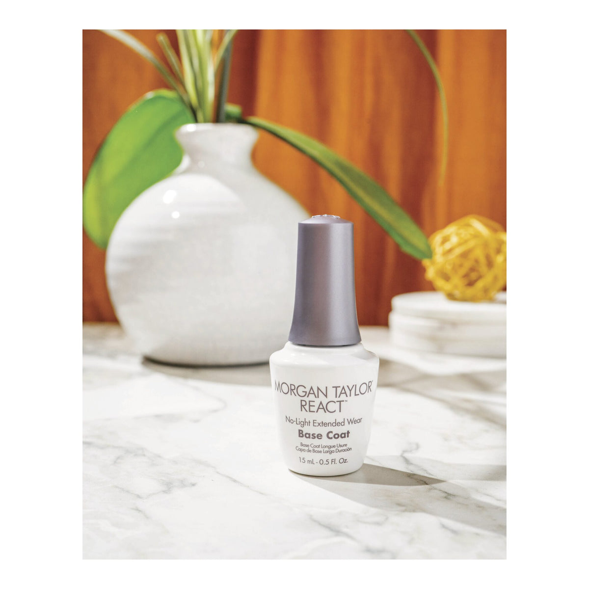 Morgan Taylor REACT  Base Coat, 0.5 oz.