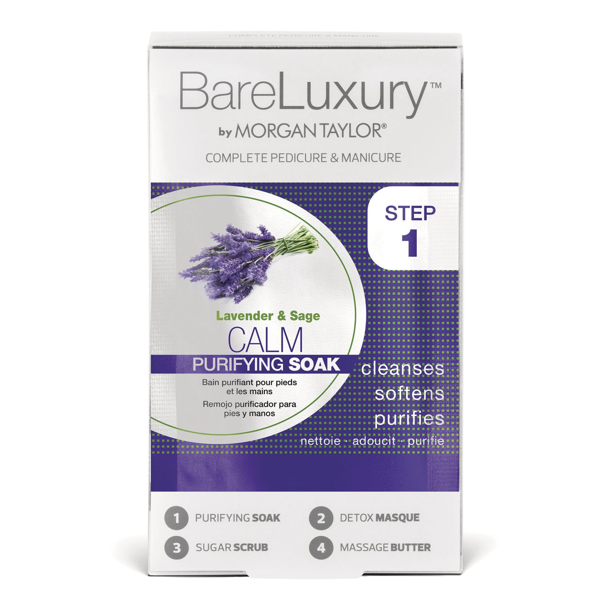 Morgan Taylor BareLuxury Calm Lavender & Sage 4PK