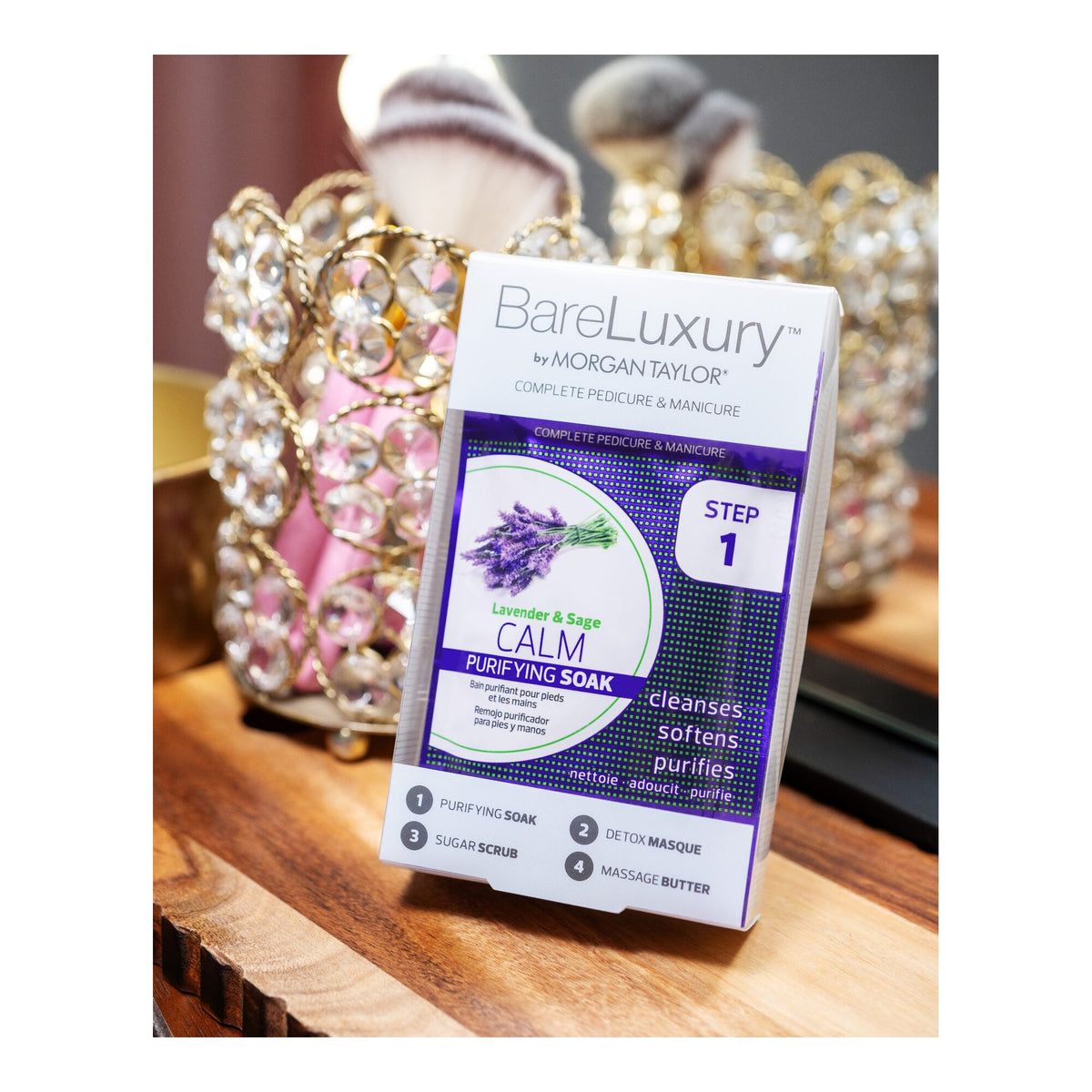 Morgan Taylor BareLuxury Calm Lavender & Sage 4PK