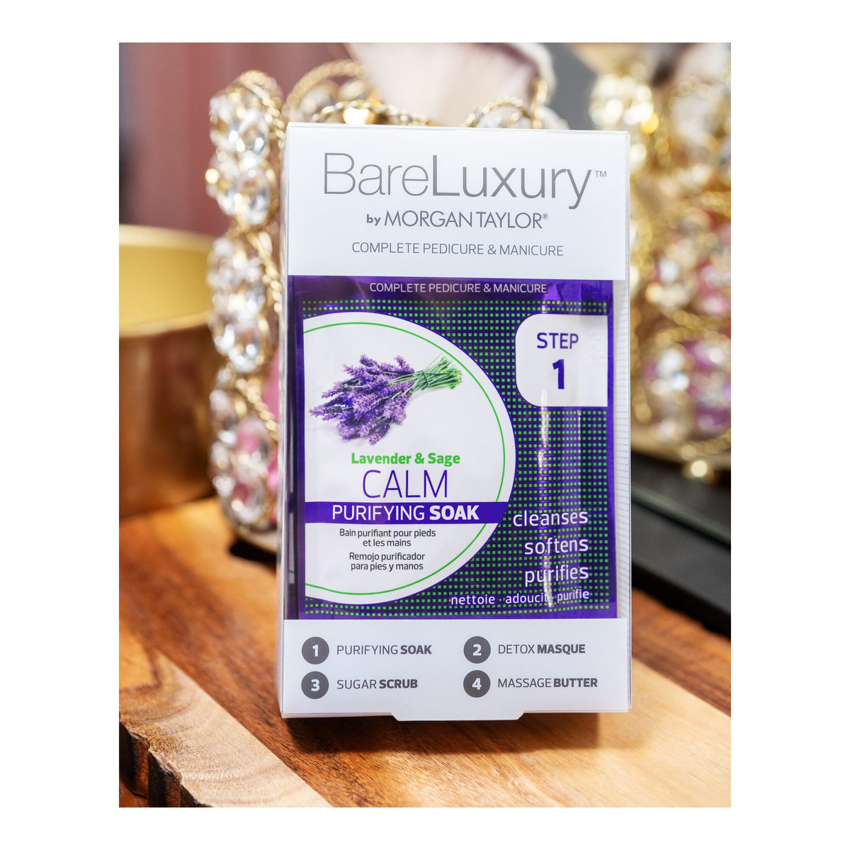 Morgan Taylor BareLuxury Calm Lavender & Sage 4PK