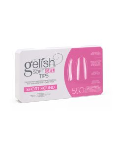 Gelish Soft Gel Tips - Short Round - Gelish Soft Gel - 550CT - 1168103