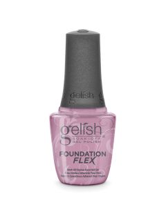 Gelish Foundation Flex Soak-Off Rubber Base Nail Gel - Light Pink, 15 mL.