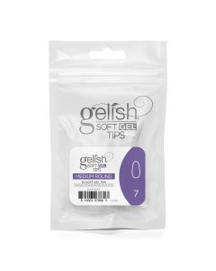 Gelish Soft Gel - Tips Refill - Medium Round  - Size 7 - 50CT  - 1168112