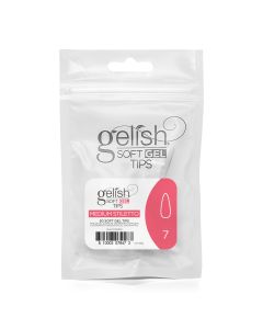 Gelish Soft Gel - Tips Refill - Medium Stiletto  - Size 7 - 50CT  - 1168181
