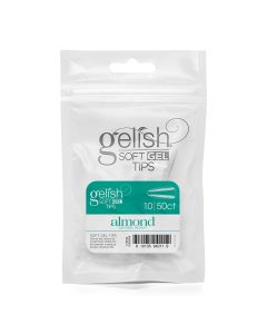 Gelish Soft Gel Tips - Refill - Medium Almond - SIze 10