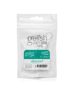 Gelish Soft Gel Tips - Refill - Medium Almond - SIze 11