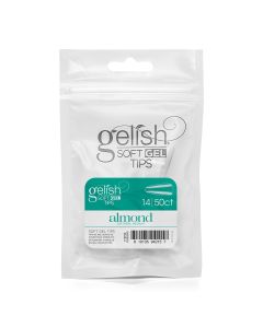 Gelish Soft Gel Tips - Refill - Medium Almond - SIze 14