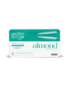 Soft Gel Tips - Medium Almond 640CT