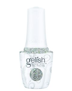 Gelish Soak-Off Gel Polish Sprinkle Of Twinkle, 15 mL. SILVER GLITTER