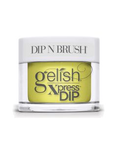 Gelish Xpress Dip N Brush Perk Up Buttercup Powder, 1.5 oz. 