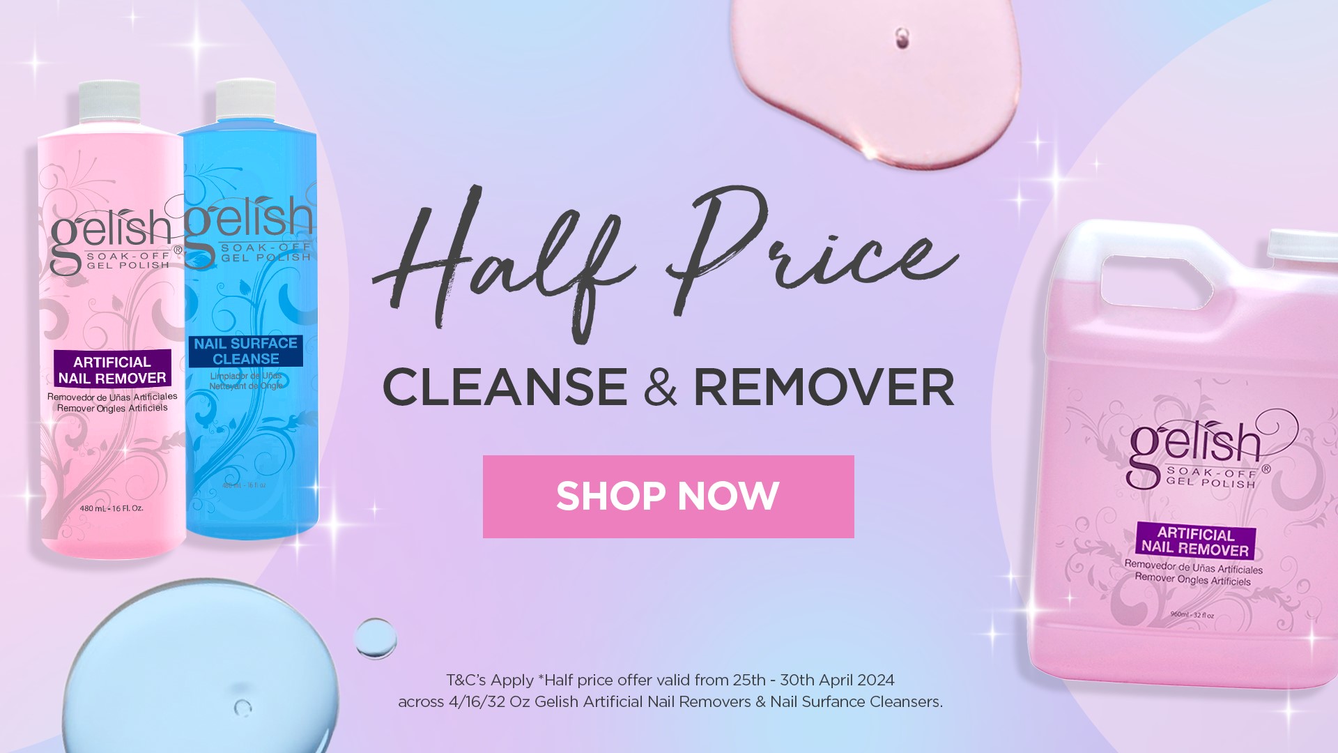 Price Drop - Cleanser & Removers